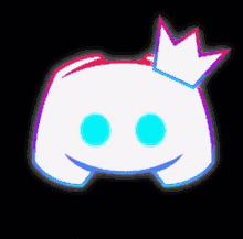 the discord logo has a crown on it