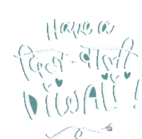 a greeting card that says have a diwali on it