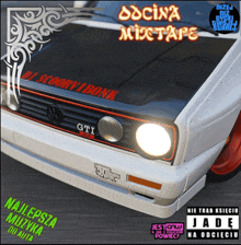 a volkswagen gti is on the cover of an odcina mixtape