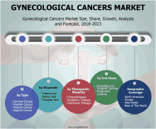 a graphic showing the gynecological cancers market