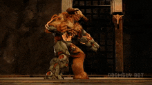 a video game called doomguy bot is shown on a screen