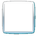 a blue square frame with a white background