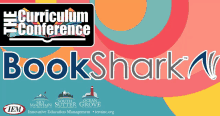 a poster for the curriculum conference with bookshark written on it