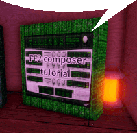 a green box with the words fe2 composer tutorial written on it