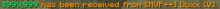 a blurry picture of a row of green and orange lines on a gray background .