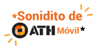 a logo that says sonidito de oath movil in orange