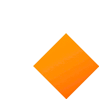 an orange square on a white background is a diamond