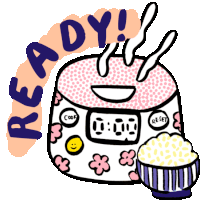 Rice Is Ready Sticker