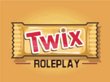 a twix candy bar in a package with the words roleplay below it