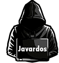 a person in a black hoodie is holding a sign that says javardos .