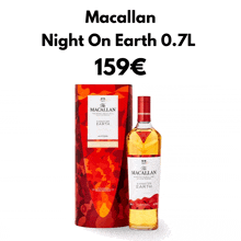 a bottle of macallan night on earth 0.7l