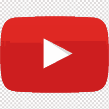 a red play button with a white triangle in the middle