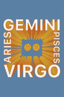 a poster with the zodiac signs gemini aries and virgo on it