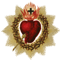 a drawing of a heart with a cross on it