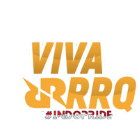 a logo that says " viva rrrq " on a white background