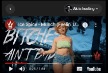 ice spice munch feelin ' u bitch ain 't