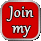 a red button that says `` join my '' on it .