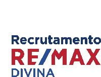 a red white and blue logo for re / max