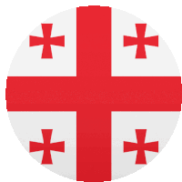 a red and white flag with four crosses on each side