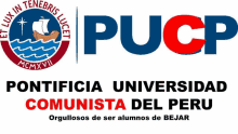 a logo for pucp pontifica universidad socialista del peru