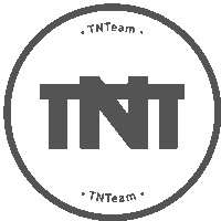 a logo for tnt team is shown in a circle