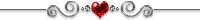 a red heart is surrounded by a bunch of rings on a white background .