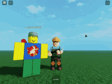 two roblox characters are standing next to each other and one of them has the name accounttolxdi on his head