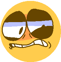 a pixel art drawing of a smiley face with sunglasses on it 's eyes .