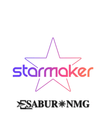 a logo for a company called starmaker with a star in the middle