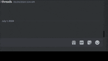 a screenshot of a discord channel with the create thread button