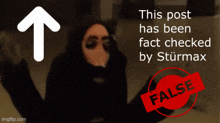 a poster that says this post has been fact checked by stirmax