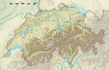 a map of the swiss mountains and rivers with the numbers 400 and 1000