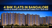 an ad for 4 bhk flats in bangalore