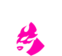 a pink silhouette of a woman 's face with flames coming out of it