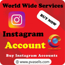 world wide services instagram account buy instagram accounts from www.pvasells.com