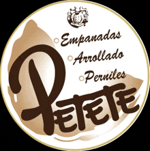 a logo for empanadas arrollado perniles is shown