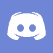 the discord logo is a white icon on a blue background .