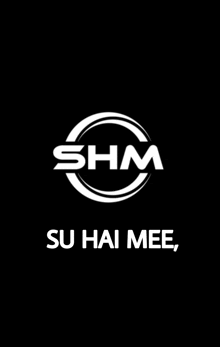 a black background with a shm logo and the words su hai mee