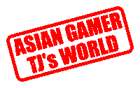 a red stamp with asian gamer tj 's world written on it