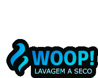 a logo that says woop lavagem a seco on it