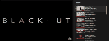 a screenshot of a youtube channel called blackout