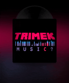 a black box with the words trimer music written on it