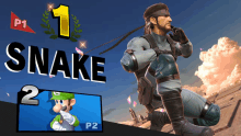 a video game character named snake is number 1