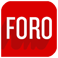 a red sign that says foro in white letters