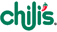 a chili 's logo with a red pepper on it