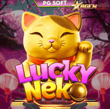 lucky neko is a pg soft game with a cat