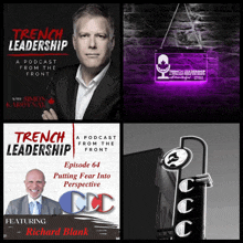 a podcast called trench leadership is featured by richard blank