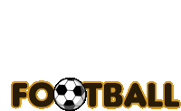 a picture of a soccer ball with the words football below it