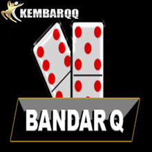 a picture of dominoes and the word bandarq