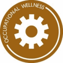 a logo for occupational wellness with a gear in a circle .